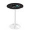 Holland Bar Stool Co 42" Chrome San Jose Sharks Pub Table, 36" dia. Top L214C4236SJShar - alternate 1