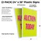 Signmission Auction Today, Plastic Signs Only 24 Inch x 36 Inch, Corrugated Plastic, 2PK CSB-2436-2PACK-Auction Today - alternate 2