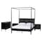 Baxton Studio Marisela Bedroom Set with Two Nightstands, Queen 260-14378-14264-14262-14262-ZORO - alternate 1
