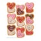 Eureka LOVE Valentine's Day Giant Stickers, 36-Piece Set, 12PK 650812 - alternate 1