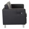 Office Star Atlantic Loveseat, Black ATL52-R107 - alternate 4