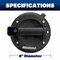 Barwalt Battery Vacuum Suction Cup Lifter, 8 in Cup Diameter, 300 lb Lifting Capacity BWTV300E - alternate 5