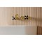 Kingston Brass Double-Handle Wall Mount Bathroom Faucet, Brushed Brass KS3127PKX - alternate 4