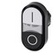 Siemens Twin pushbutton, 22 mm, round, plastic, white: I, black: O 3SU1000-3AB61-0AK0-ZY19 - alternate 1