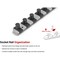 Tekton 1/4 Inch Drive x 13 Inch Socket Rail, 15 Clips (Gray) OSR02315 - alternate 4