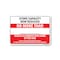 Signmission Public Safety, 12" Height, Aluminum, 18" x 12", Store Capacity Now Reduced No More Than OS-NS-A-1218-25436 - alternate 1