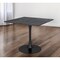 Homeroots 35" Black Square Steel Pedestal Base Dining Table 386247 - alternate 5