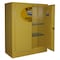 Securall Spill Containment Cabinet, 8 Cubic Feet, 2 Shelves, 26 in W x 32 in H x 12 in D, Yellow SCC132 - alternate 1