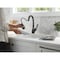 Delta Leland Single Handle Pull-Down Kitchen Faucet With ShieldSpray Technology 9178-BL-DST - alternate 5
