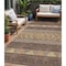 Homeroots 5' X 8' Brown Wheat And Copper Southwestern Washable Indoor Outdoor Area Rug 613892 - alternate 1