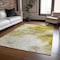 Homeroots 10' X 14' Gold Beige And Wheat Abstract Washable Indoor Outdoor Area Rug 577714 - alternate 5