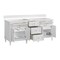 James Martin Vanities Lorelai 72" Double Vanity, Bright White, w/ 3 CM Phantome Eclos Top 424-V72-BW-3PHT - alternate 5