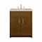 James Martin Vanities Bellshire 30" Single Vanity, Honey Oak w/ 3 CM Tajnar Eclos Top 660-V30-HNO-3TJR - alternate 1