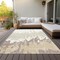 Homeroots 5' X 8' Ivory And Beige Abstract Washable Indoor Outdoor Area Rug 613633 - alternate 5