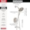 Delta Albion Monitor 14 Series Tub and Shower Trim with In2ition Hand Shower Spotshield Brushed Nickel T144855-SP-I - alternate 5