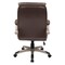Office Star Products FL Series Faux Leather Mid Back Mgrs Chair, Cocoa FLH24981-U1 - alternate 5
