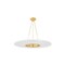 Hudson Valley Lighting Prattsburgh 40 in. Chandelier Aged Brass 2540-AGB - alternate 3