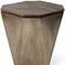 Homeroots 21" Brown Solid Wood End Table 380674 - alternate 5