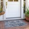 Homeroots 2' X 3' Blue Abstract Washable Non Skid Indoor Outdoor Area Rug 564233 - alternate 8