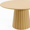 Homeroots 52" Brown Solid Wood Pedestal Base Round Top Dining Table 721013 - alternate 4