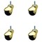 Service Caster 2 Inch Bright Brass Hooded 5/16 Inch Threaded Stem Ball Caster SCC, 4PK SCC-TS01S20-POS-BB-516-4 - alternate 1