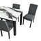 Global Furniture Usa Contemporary D8032Dt Panda Dining Table & D9026Dc Blk Dining Chair D8032DT-PANDA+D9026DC-BLK - alternate 5