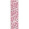 Homeroots 8' Runner Pink and Ivory Abstract Washable Non Skid Indoor Outdoor Runner Rug 559299 - alternate 6