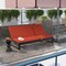 Leisuremod Chelsea 2-in-1 Convertible Sofa & Double Chaise, Aluminum, 660lb Capacity CLBL-82R - alternate 7