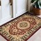 World Rug Gallery Traditional Oriental Medallion Design Area Rug 2 ft 7 in x 4 ft Burgundy 101BURGUNDY27X4 - alternate 1