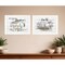 Homeroots Set Of Two Stays at Grandmas 1 White Framed Print Wall Art, 2PK 407070 - alternate 4
