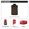 Milwaukee Tool Axis Heated Vest, Polyester, 2 to 8 hours Heating Time, 3 Heat Settings, Brown, S M300N-21S - alternate 8