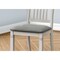 Monarch Specialties Dining Chair, 38'' Height, Antique Grey, Grey Fabric, Transitional, 2PK I 1256 - alternate 2