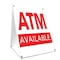 Signmission Atm, 24 Inch x 18 Inch A-frame Yard Sign, Plastic Sign SBC-1824-Atm - alternate 1