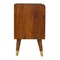 Homeroots 23" Brown Solid Wood One Drawer Nightstand 701707 - alternate 6