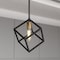 Vaxcel Deering LED Compatible Matte Black and Gold Satin Brass Contemporary Mini Pendant Ceiling Light P0401 - alternate 6