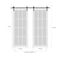 Sartodoors Sturdy Double Barn Door with Clear Glass, Lucia 2466 Matte Black and Aluminum Strips, 13FT Rail Ha LUCIA2466DB-BLK-72 x 96 (2* 36x96) - alternate 6