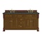 James Martin Vanities Brookfield 72" Double Vanity, Honey Oak, w/ 3 CM Charcoal Soapstone Silestone Top 547-V72-HNO-3CSP - alternate 1