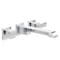 Delta 3-hole 8" wall installation Hole Wall-Mount Lavatory Faucet, Chrome T3567LF-WL - alternate 4
