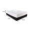 Homeroots 11" Hybrid Pocket Coil Gel Memory Foam Mattress 391674 - alternate 6