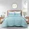 Homeroots Blue King Polyester 180 Thread Count Washable Down Comforter Set 528960 - alternate 7