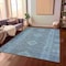 Homeroots 10' X 14' Blue Geometric Washable Indoor Outdoor Area Rug 607439 - alternate 6