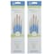 Princeton Select Artiste Brush Set No. 10, Synthetic Bristles, Short Handle Mixed Media, 5-Piece Set, 2PK P3750SET110 - alternate 1