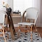 Bali & Pari Genica Classic French Two-Tone Navy and White Weaving and Natural Rattan Bistro Chair 251-13955-ZORO - alternate 9