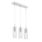 Jonathan Y Mium 21.63" 3-Light Modern Style Iron/Crystal/Glass Integrated LED Linear Pendant, Chrome JYL1705A - alternate 9