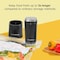 Mr. Coffee FoodSaver Cordless Handheld Food Vacuum Sealer, 2.5 W, Black 2159391 - alternate 4