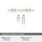 Amerock Carrione 3 inch 76mm Center-to-Center Marble White/Champagne Bronze Cabinet Pull BP36639MWCZ - alternate 3