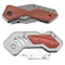 Performance Tool 2 pc. Hybrid Handle Knife Set, Tanto and Utility Blade, Pocket Clip, Tray W9373 - alternate 3