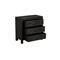 Homeroots Three Piece Black Solid Wood Bedroom Set 569572 - alternate 6