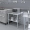 Amgood 30 in. x 36 in. Stainless Steel Work Table with 1.5 in. Backsplash, Metal Kitchen Food Prep Table AMG WT-3036-BS-Z - alternate 6