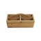 Homeroots 14" Brown Solid Wood Desk Organizer 399661 - alternate 5